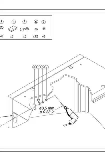 schneider施耐德PanelSeT PLA - Set of wall fix lugs for vers.PLA or PLAT - Instruction sheet